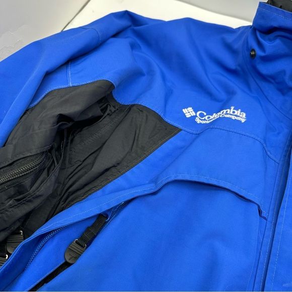 Columbia Titanium Men’s Large Ski Snowboard Jacket Omni-Tech Weatherproof Winter - Picture 6 of 11